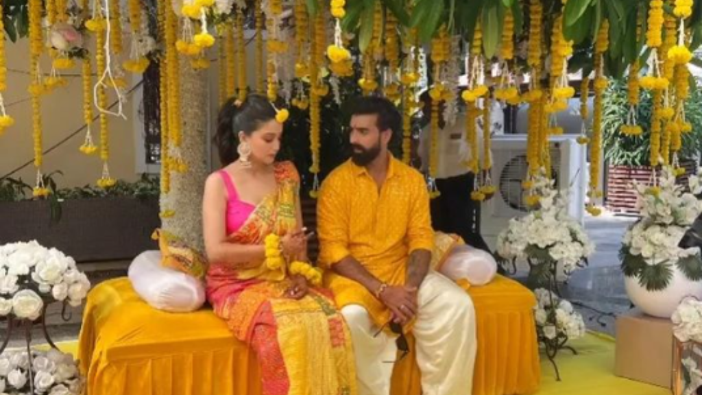 Tushar Kalia married Triveni Barman in royal style