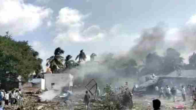 Tamil Nadu: Eight people, including three women, were killed in an explosion at a firecracker unit in Krishnagiri district of Tamil Nadu