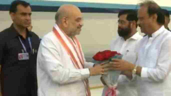 Pune: 'After a long time you are sitting at the right place', Amit Shah jokingly tells Ajit Pawar