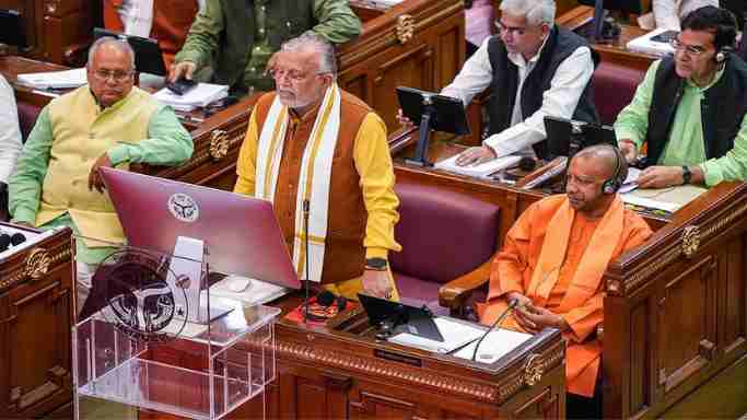 First day of UP assembly session: 13 ordinances and 11 bills introduced amid uproar, discussion pending